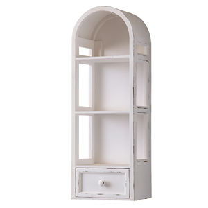 Estantería <span class=keywords><strong>flotante</strong></span> de arco de madera montada en la pared hecha a mano, estantería rústica de madera para colgar en la pared, organizador de libros, estantería <span class=keywords><strong>con</strong></span> cajón - Product Image 1