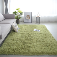 Tapis moderne de luxe sur mesure pour grand salon, tapis en fausse fourrure super doux et moelleux, tapis en polyester personnalisé pour chambre à coucher, fabriqué à la machine