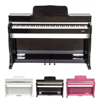 Multi Function Digital Piano 88 Standard Weighted Keys Beginner Professional Electric Musical Instruments With USB Headphone