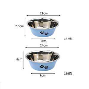 Ciotola per Cani Antiscivolo in Silicone all'Ingrosso, Mangiatoia in Acciaio Inox per Cani e Gatti, Ciotola per Cani di Taglia Grande con Verniciatura a Polvere Antischizzo - Product Image 6
