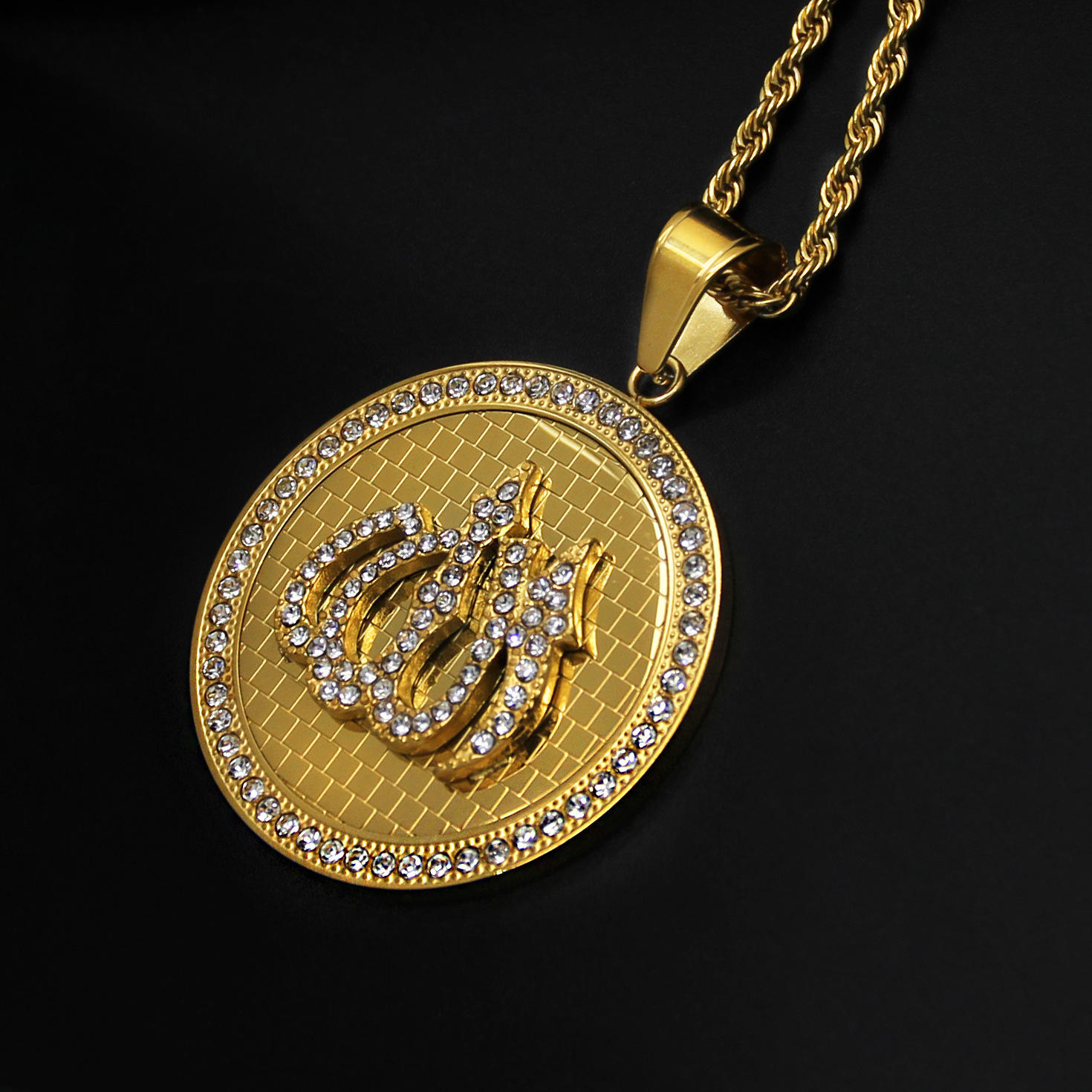 จี้เดี่ยวสีทองไม่มีโซ่