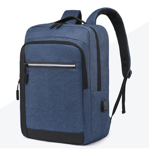 New Trendy Factory Price High Quality Casual Gray Black Leisure <b>Backpack</b> With Usb Interface Travel Laptop Multi Pocket <b>Backpack</b> - Product Image 2