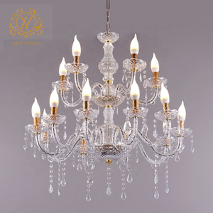 Gold/Silver 15heads Luxury Chandelier Multi Head Hanging Pendant Acrylic Crystal Chandelier for <strong>Wedding</strong> <strong>Ceiling</strong> <strong>Decoration</strong> - Product Image 4