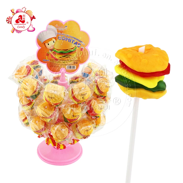 Hamburger gummy candy