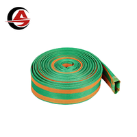 American Standard 1 pouce 30m Tuyau d'incendie plat jaune avec connecteur NPSHC Made China Canvas SCBA Firefighting Equipment Accessory