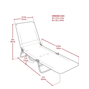 Tumbona Plegable Portátil Personalizada para <span class=keywords><strong>Playa</strong></span> con Bolsa <span class=keywords><strong>de</strong></span> Almacenamiento para Uso en Exteriores, <span class=keywords><strong>Playa</strong></span>, Jardín y Camping - Product Image 3