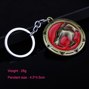 Portachiavi ZRM in Lega di Zinco a Tema Anime Cartoon <span class=keywords><strong>Thundercats</strong></span>, Mini Modellino Auto, Souvenir Leggero e Impermeabile, Gioiello - Product Image 6