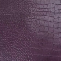 Cuir synthétique PU imperméable à l'eau, motif crocodile, personnalisé en usine, sans PFAS, cuir synthétique PU élastique de qualité supérieure
