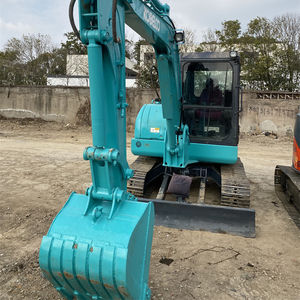 Kobelco SK60 Mini pelle sur chenilles 6 tonnes amphibie japonaise avec composants de base Moteur de pompe à moteur Boîte de vitesses Chine - Product Image 1
