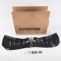 2 Piezas de Protectores de Manguera de Refrigerante de Fibra de Carbono para Tesla Model 3/Y, Protector Inferior de Tubería de Refrigerante del Chasis