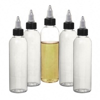 Bouteille souple avec bouchon à vis et applicateur, en plastique, pour solvants, huiles, peintures et encres