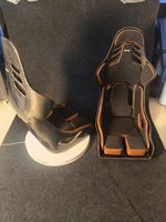 Sièges de course personnalisés YLC Factory, sièges baquet en cuir PVC carbone pour siège de course classique Recaro, siège de course original pour Recaro