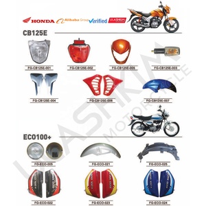 Piezas de ABS para Motocicleta DREAM <span class=keywords><strong>125</strong></span> K37 CB1/CB125 CB110 CB125E/ECO100+ CB150 INVICTA 2014 CB190R CB250 TWISTER, Piezas de Carenado de Plástico - Product Image 6