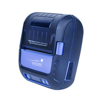 Printer Mini 58Mm, Printer Thermal Portabel dengan USB + LAN Thermal Printer