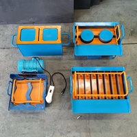 Machine manuelle à briques motorisée QT pour la production de blocs creux et de pavés 220V/110V