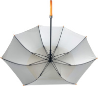 Vente en gros de parapluie de golf enduit UV argenté de 30 pouces imprimé sur mesure pour les promotions