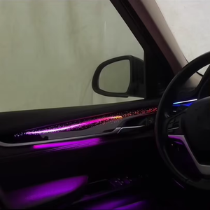 Éclairage d'ambiance LED pour voiture <span class=keywords><strong>BMW</strong></span> X5/X60 2014-2019 F15/F16 Symphony, 64 couleurs, couvercle de haut-parleur décoratif, accessoires - Product Image 3