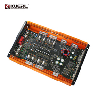Amplificateur de puissance de voiture 12V 4 canaux Amplificateur de son numérique pour voiture 6800W Amplificateur audio de voiture GM- 9800F