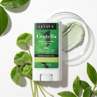Masque en stick à l'argile de Centella pour le nettoyage des pores, 5 argiles, éliminateur de points noirs, nettoyage en profondeur, apaisant, aloès, peaux sensibles, OEM, marque privée