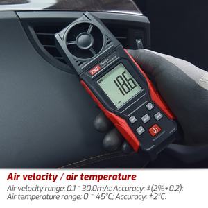 Anemómetro Digital Profesional TASI TA640A con Pantalla LCD, Medición Multi-Esteño (km/h, Nudos, Mph), Rango de Temperatura -10~50, ABS - Product Image 6