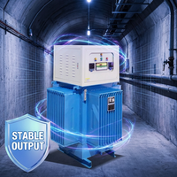 Régulateur de tension à induction triphasé CA 310V/380V/450V, stabilisateur immergé dans l'huile, cuivre SVC 100 KVA 50/60Hz numérique