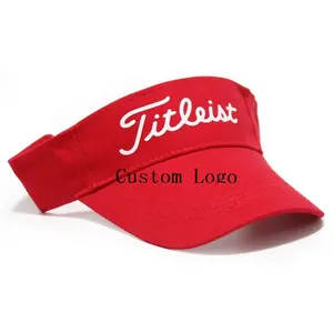 Custom logo wholesale sports sun protect cap golf running women men sun visor hat