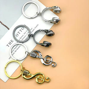 Portachiavi con Note musicali <span class=keywords><strong>per</strong></span> chitarra musicista in acciaio inossidabile <span class=keywords><strong>per</strong></span> auto portachiavi <span class=keywords><strong>per</strong></span> donne uomini portachiavi <span class=keywords><strong>per</strong></span> amanti <span class=keywords><strong>della</strong></span> <span class=keywords><strong>musica</strong></span> accessori <span class=keywords><strong>regalo</strong></span> - Product Image 2