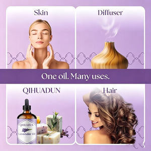 Huile parfumée à la lavande 118 ml (4 fl oz) pour diffuseur, soins de la peau et des cheveux, idéale pour les massages et les mélanges DIY, avec compte-gouttes - Product Image 5