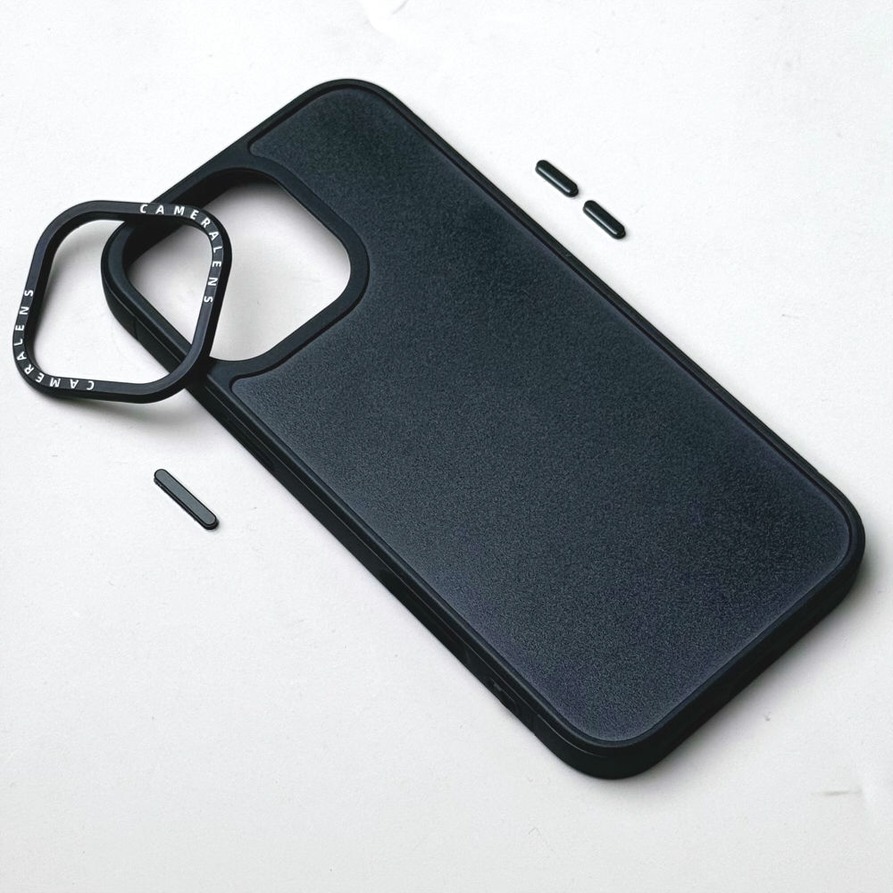 Black - PC ring with letter