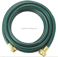Tuyau d'arrosage de jardin en PVC flexible, taille 1/2" 3/4" 1 pouce, pour l'arrosage domestique et le lavage de voitures