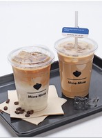 Gobelets jetables en plastique à paroi simple Shirong 90 mm en PET pour café, lait, thé, soda, avec couvercle épaissi hautement perméable, vente en gros par carton entier