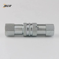 Ventes directes d'usine Connecteur rapide hydraulique plat de 1/2 pouces adapté aux tracteurs et aux moissonneuses