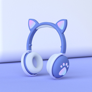 Wireless CheapCute Cat Ear Headphone with Led Glowing for <strong>Children</strong> Gift Listening Music Headsets Led Light on Ear Earphone - Product Image 5