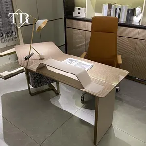 Nouveau mobilier de bureau moderne, design de bureau de luxe, bureau de direction, bureau en forme de L