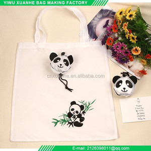 New Wholesale Animal Shaped Folding Reusable Grocery <strong>Bag</strong> 190T Animal <strong>Penguin</strong> Folding Shopping <strong>Bag</strong> - Product Image 5