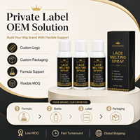 Spray de fixation pour perruques, fabrication OEM, séchage rapide, finition invisible, approvisionnement en gros pour marques de perruques