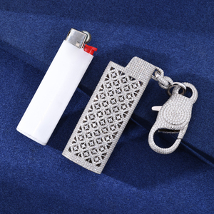 Portafoglio con <span class=keywords><strong>Catena</strong></span> Iced Out da <span class=keywords><strong>Uomo</strong></span> in <span class=keywords><strong>Argento</strong></span> 925 Placcato Oro, con Moissanite VVS che Supera il Test del Diamante, Accessorio Gioiello Hip Hop - Product Image 3