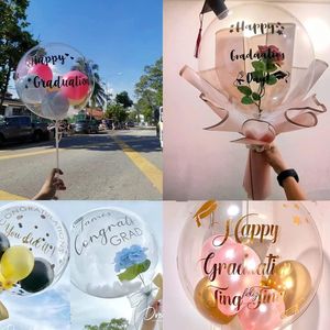 La festa di laurea in 2024 fornisce 6 pezzi di adesivi a palloncino di laurea con adesivi a palloncino per decorazioni per eventi - Product Image 1