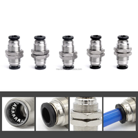 Raccord pneumatique MAXIWORLD PM 1/4" 1/2" filetage BSPT, connecteur rapide pour tube d'air de 6 mm et 8 mm