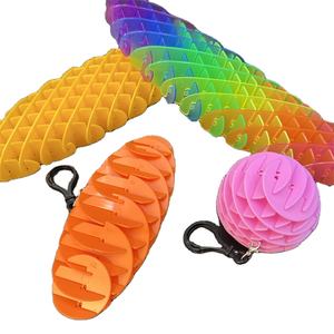 Diy malla elástica telescópica nuevo rompecabezas extraño ventilación descompresión deformación gusano popit malla elástica juguete - Product Image 1