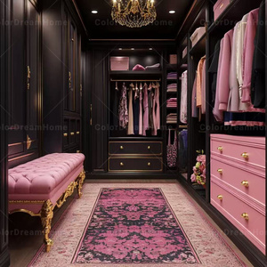 Système de dressing sur mesure haut de gamme moderne en bois de luxe pour chambre à coucher, hôtel et dressing, style français, à monter soi-même - Product Image 5