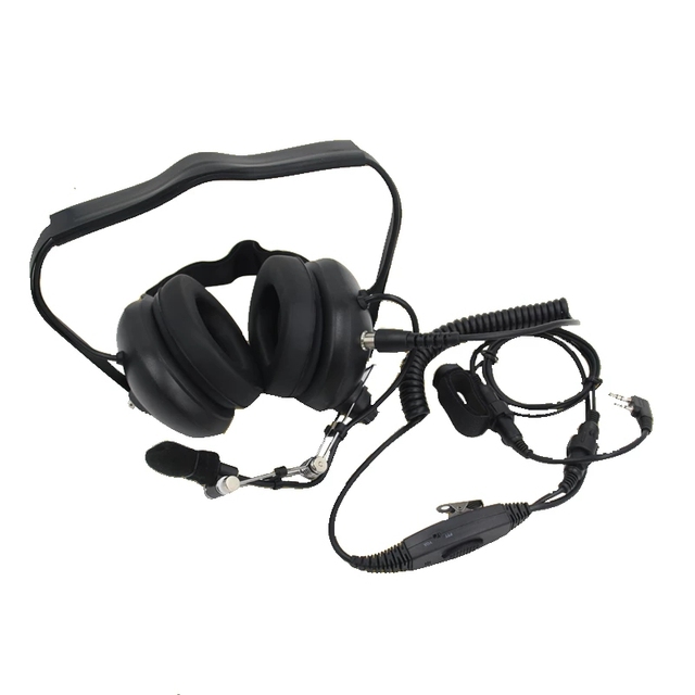 Heavy Duty Headset  Noise Cancelling Motorcycles Racing Headphone Aviation Headband Earphone for Communication