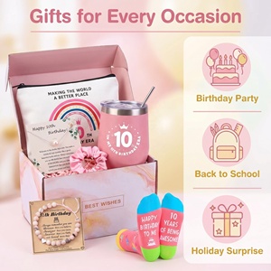 Coffret Cadeau Lunaire pour Filles - 10ème Anniversaire - Gobelet, Bijoux, Chaussettes - Boîte Cadeau pour Fille de 10 Ans - Cadeau d'Anniversaire - Product Image 6