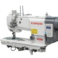 Machine à coudre KARWIN KW-8868D-4, à aiguille simple, informatisée, à alimentation automatique, à plat, programmable, construction métallique, neuve, pour usage domestique