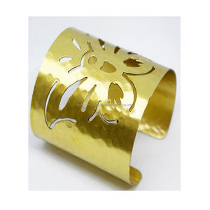2025 Winter Gold Cuff Recycled Brass Jewelry Christmas <b>copper</b> jewelry for spring <b>Bracelet</b> Ladies Long Winter Coats Jewelry - Product Image 5