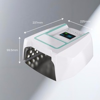 Sèche-ongles UV LED sans fil 126W, batterie 5200mAh, capteur infrarouge, séchage rapide en 10s, vernis gel, salon, maison, vente en gros, OEM