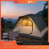 Tente de camping à double couche pour 6 personnes, nouvelle génération, résistante aux intempéries, idéale pour le camping familial en plein air, toutes saisons