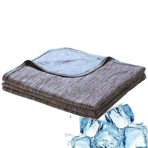 Ultra Cotton Cooling Anti-Bacteria <b>Throw</b> <b>Blanket</b> Lightweight Summer Ice Cold Breathable Knitted Plain Solid European American - Product Image 1
