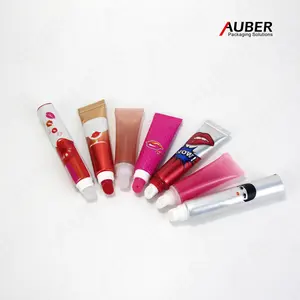 Luxury Skincare Packaging 5g 10ml 15ml Cute Lip Gloss Plastic Squeeze Tubes For Elegant Empty Cosmetics With Custom Logo