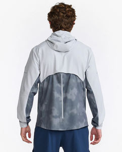 <span class=keywords><strong>Anorak</strong></span> para correr ligero y transpirable para <span class=keywords><strong>hombre</strong></span>, logotipo personalizado impreso con cremallera, soporte cortavientos para caminar, resistente al viento al aire libre para senderismo, fino - Product Image 6